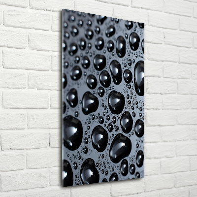 Cuadro de metacrilato vertical Gotas de agua