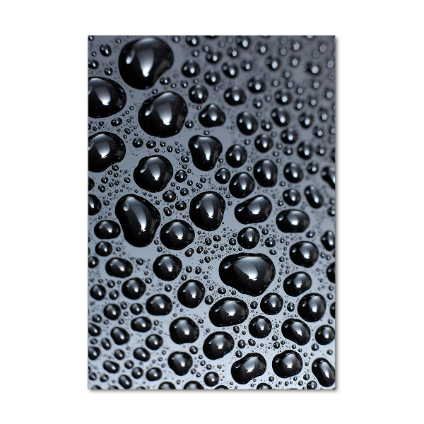 Cuadro de metacrilato vertical Gotas de agua