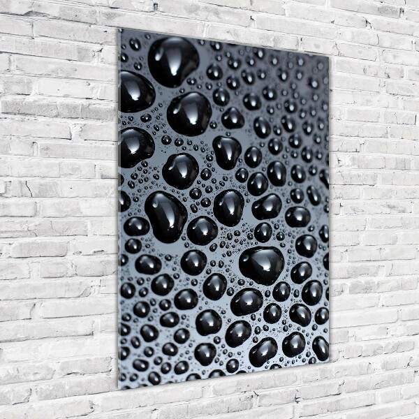 Cuadro de metacrilato vertical Gotas de agua