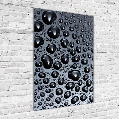 Cuadro de metacrilato vertical Gotas de agua