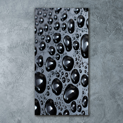 Cuadro de metacrilato vertical Gotas de agua