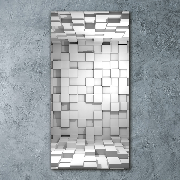 Impresión en metacrilato de alta calidad vertical Cubos