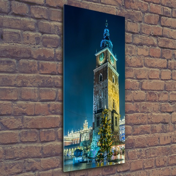 Cuadro decorativo en acrílico brillante vertical Cracovia, Polonia