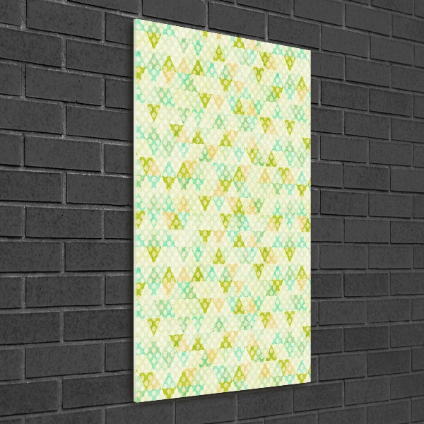 Cuadro de metacrilato vertical Fondo geométrico