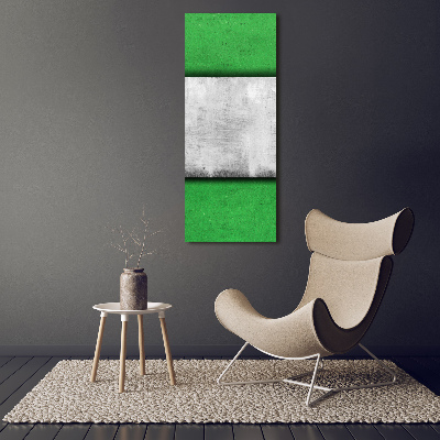 Cuadro de metacrilato vertical Muro verde