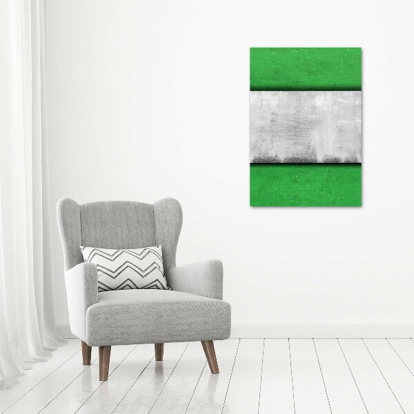 Cuadro de metacrilato vertical Muro verde