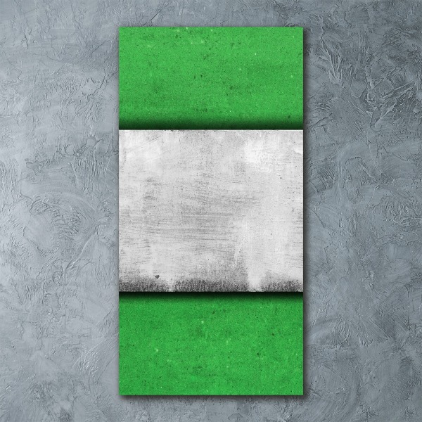 Cuadro de metacrilato vertical Muro verde