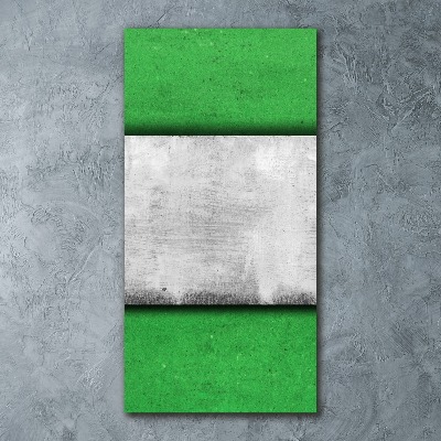 Cuadro de metacrilato vertical Muro verde