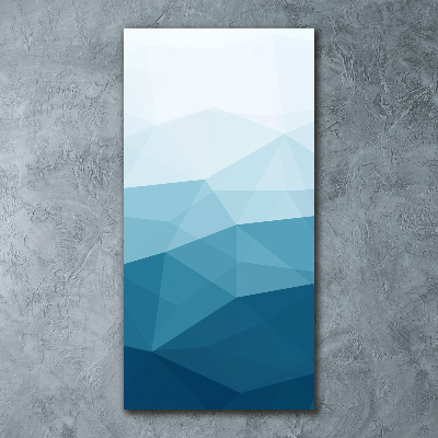 Cuadro de metacrilato moderno efecto cristal vertical Fondo abstracto