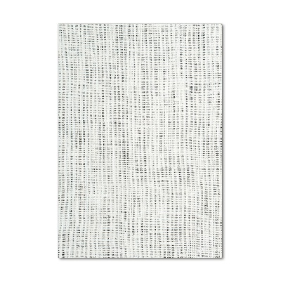 Cuadro de metacrilato moderno efecto cristal vertical Lienzo de lino blanco