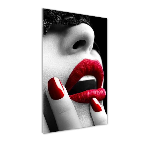 Cuadro de metacrilato vertical Máscara de encaje