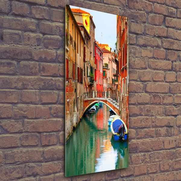 Cuadro de metacrilato moderno efecto cristal vertical Venecia, Italia