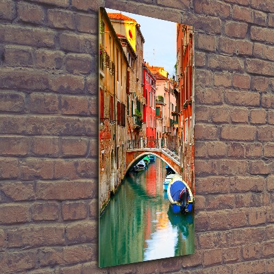 Cuadro de metacrilato moderno efecto cristal vertical Venecia, Italia