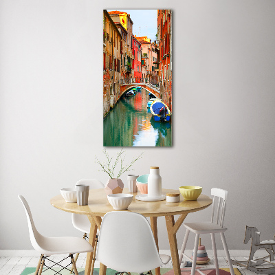 Cuadro de metacrilato moderno efecto cristal vertical Venecia, Italia