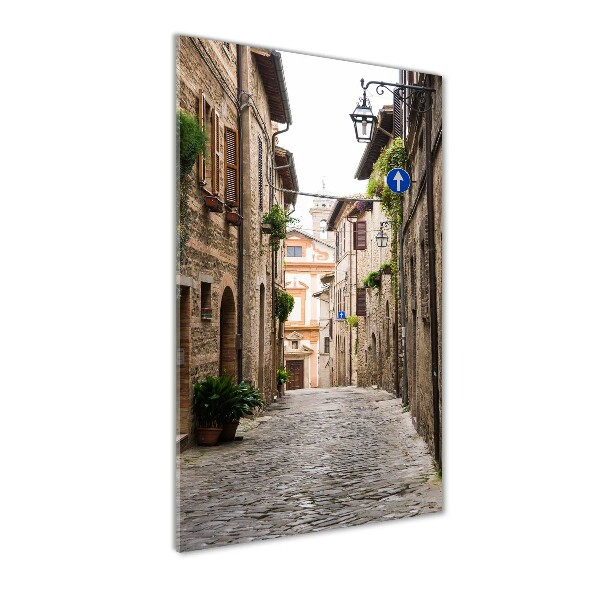 Impresión en metacrilato de alta calidad vertical calles italianas