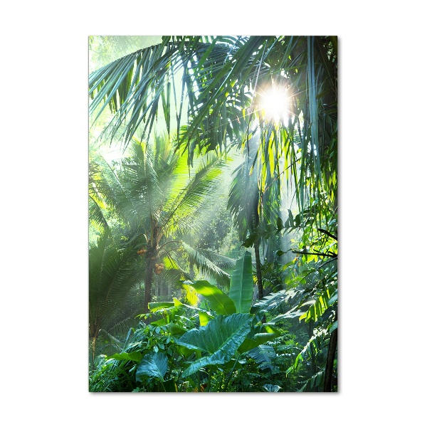 Cuadro decorativo en acrílico brillante vertical Selva