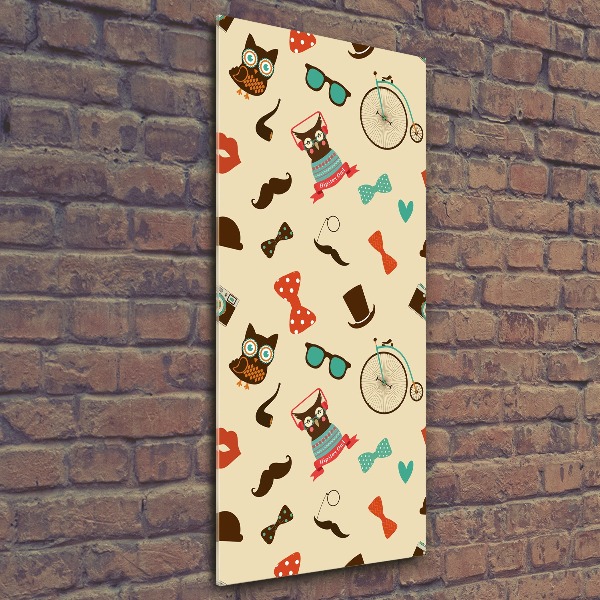 Impresión en metacrilato de alta calidad vertical Gafas de bicicleta con forma de búho