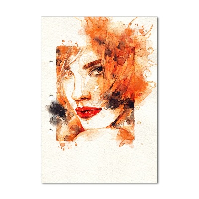 Impresión en metacrilato de alta calidad vertical Mujer abstracta