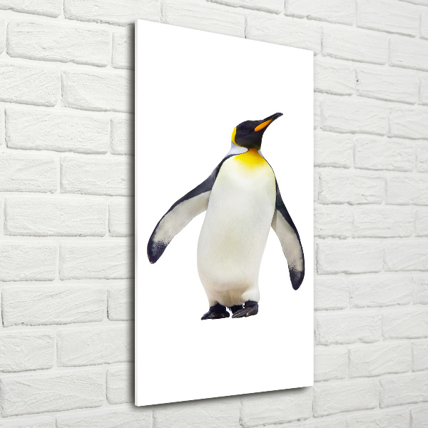 Impresión en metacrilato de alta calidad vertical Pingüino