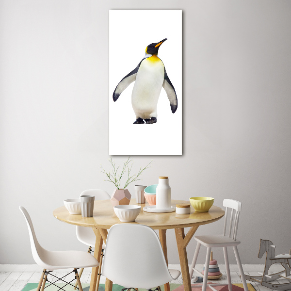 Impresión en metacrilato de alta calidad vertical Pingüino