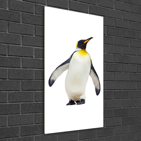 Impresión en metacrilato de alta calidad vertical Pingüino