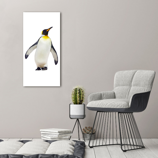Impresión en metacrilato de alta calidad vertical Pingüino