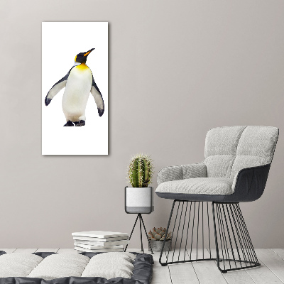 Impresión en metacrilato de alta calidad vertical Pingüino