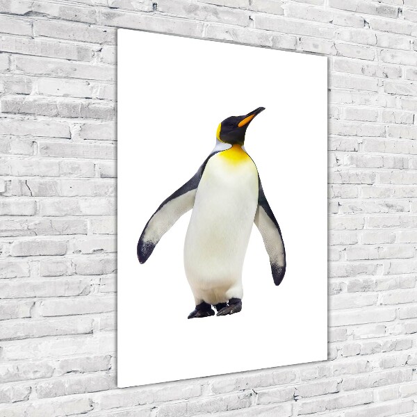 Impresión en metacrilato de alta calidad vertical Pingüino