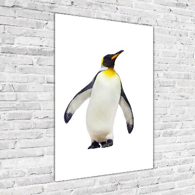 Impresión en metacrilato de alta calidad vertical Pingüino