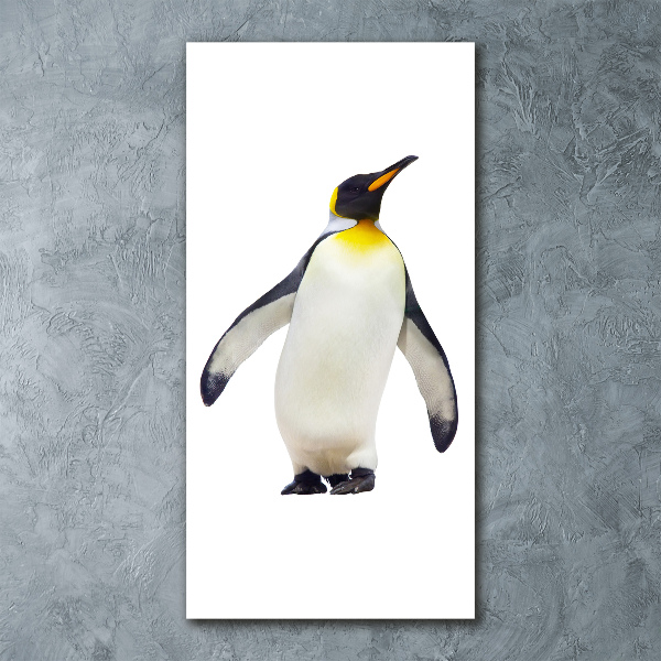 Impresión en metacrilato de alta calidad vertical Pingüino