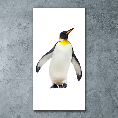 Impresión en metacrilato de alta calidad vertical Pingüino