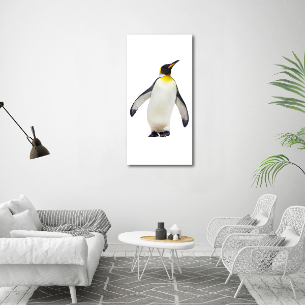Impresión en metacrilato de alta calidad vertical Pingüino