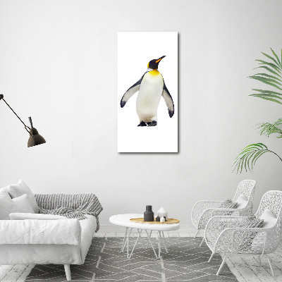 Impresión en metacrilato de alta calidad vertical Pingüino