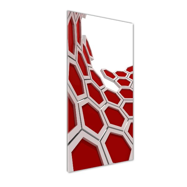 Cuadro de metacrilato vertical Abstracción 3D