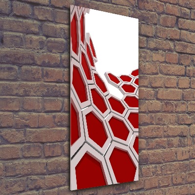 Cuadro de metacrilato vertical Abstracción 3D