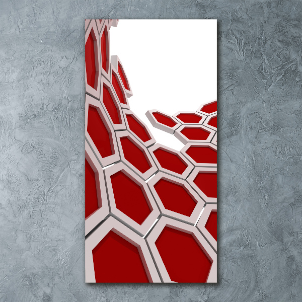 Cuadro de metacrilato vertical Abstracción 3D