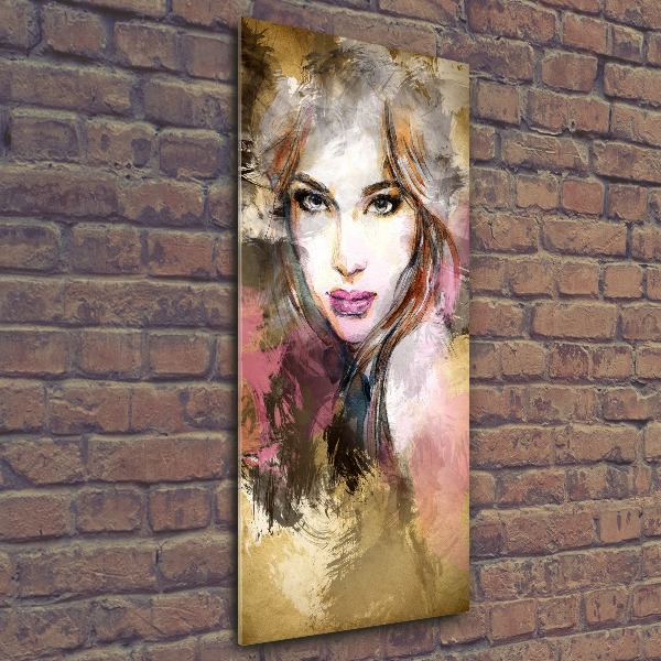 Impresión en metacrilato de alta calidad vertical Mujer abstracta