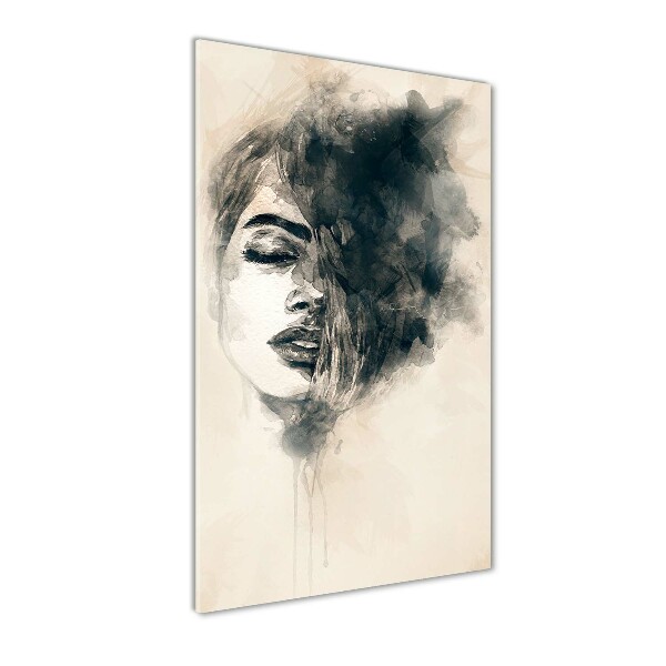 Cuadro de metacrilato vertical Mujer abstracta