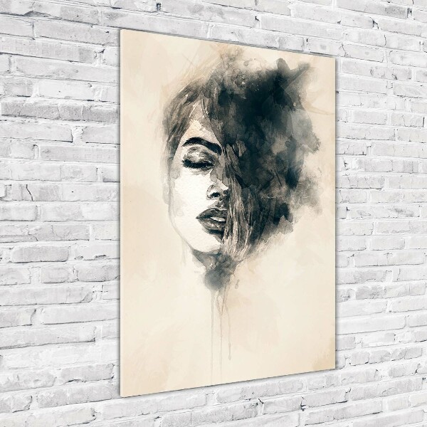 Cuadro de metacrilato vertical Mujer abstracta