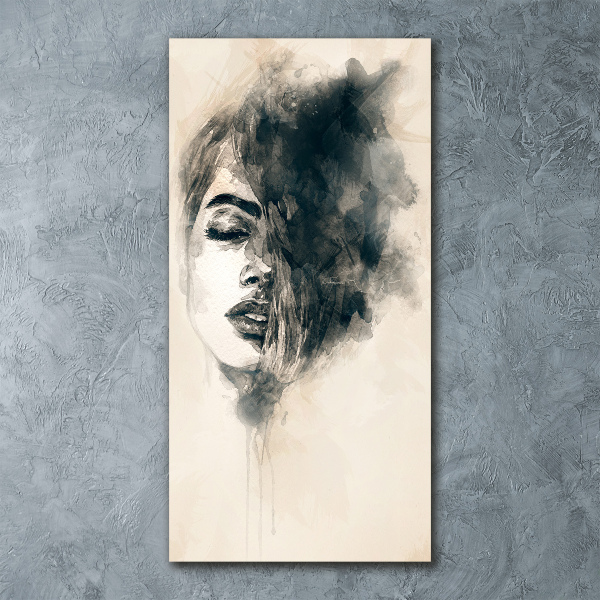 Cuadro de metacrilato vertical Mujer abstracta