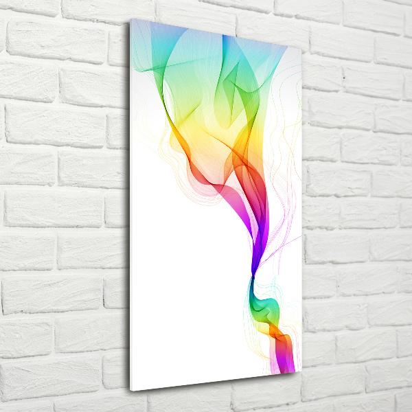 Impresión en metacrilato de alta calidad vertical Abstracción colorida