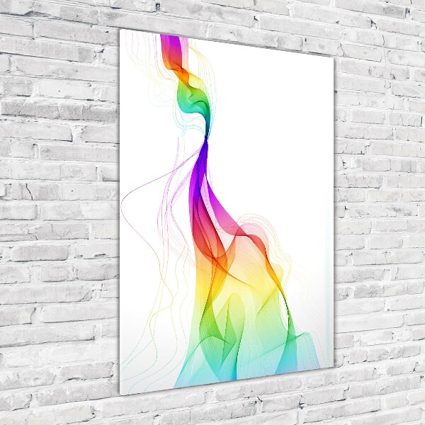 Impresión en metacrilato de alta calidad vertical Abstracción colorida
