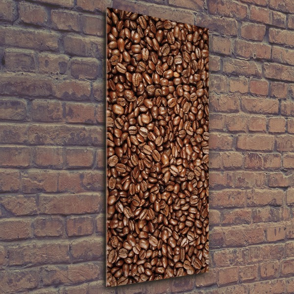 Impresión en metacrilato de alta calidad vertical Granos de café