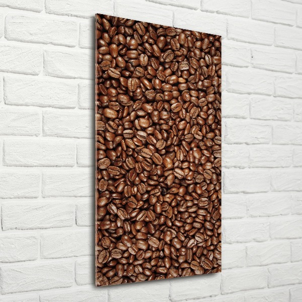 Impresión en metacrilato de alta calidad vertical Granos de café