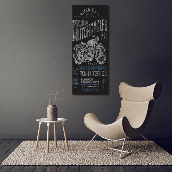 Cuadro decorativo en acrílico brillante vertical Automotor