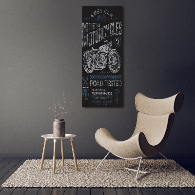 Cuadro decorativo en acrílico brillante vertical Automotor