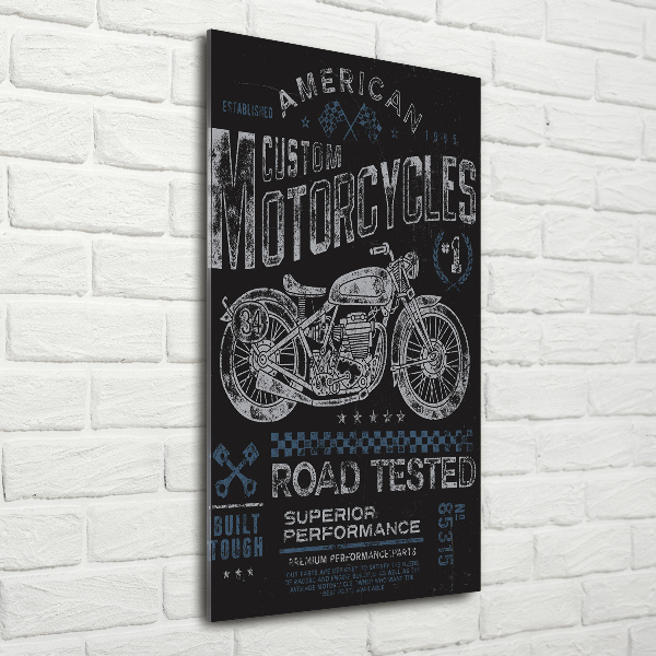 Cuadro decorativo en acrílico brillante vertical Automotor