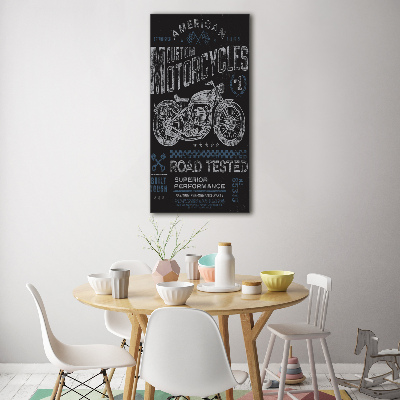 Cuadro decorativo en acrílico brillante vertical Automotor