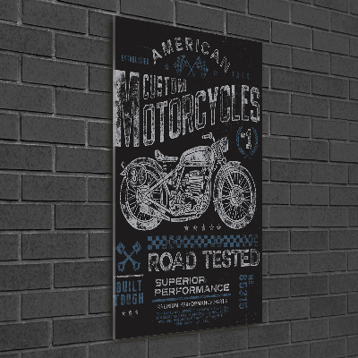 Cuadro decorativo en acrílico brillante vertical Automotor