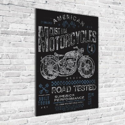 Cuadro decorativo en acrílico brillante vertical Automotor